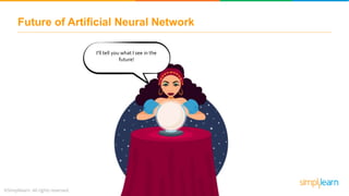 Future of Artificial Neural Network
I’ll tell you what I see in the
future!
 