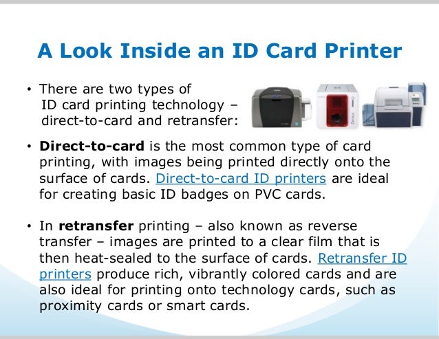 what is an id card printer