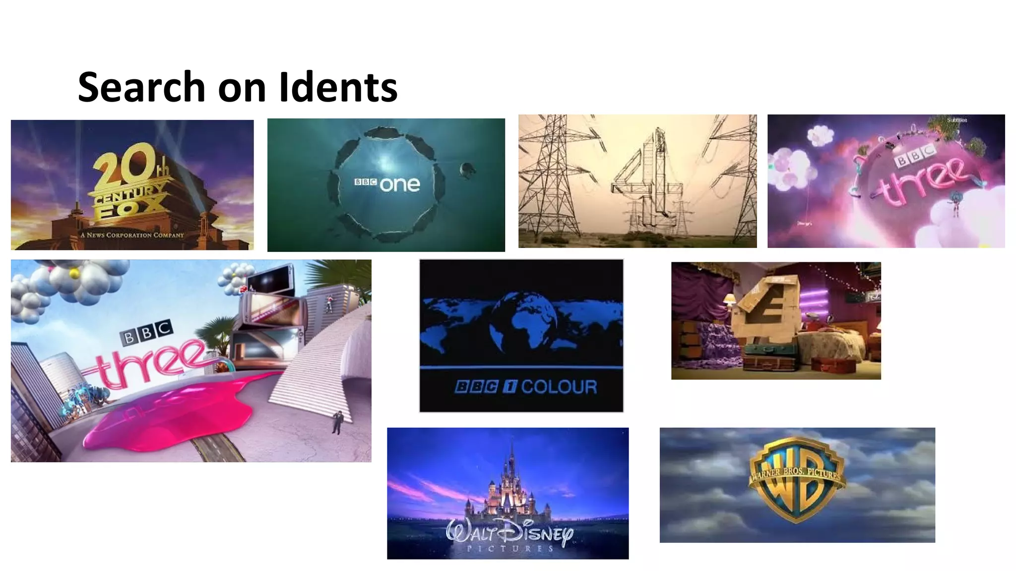 Search on Idents
 