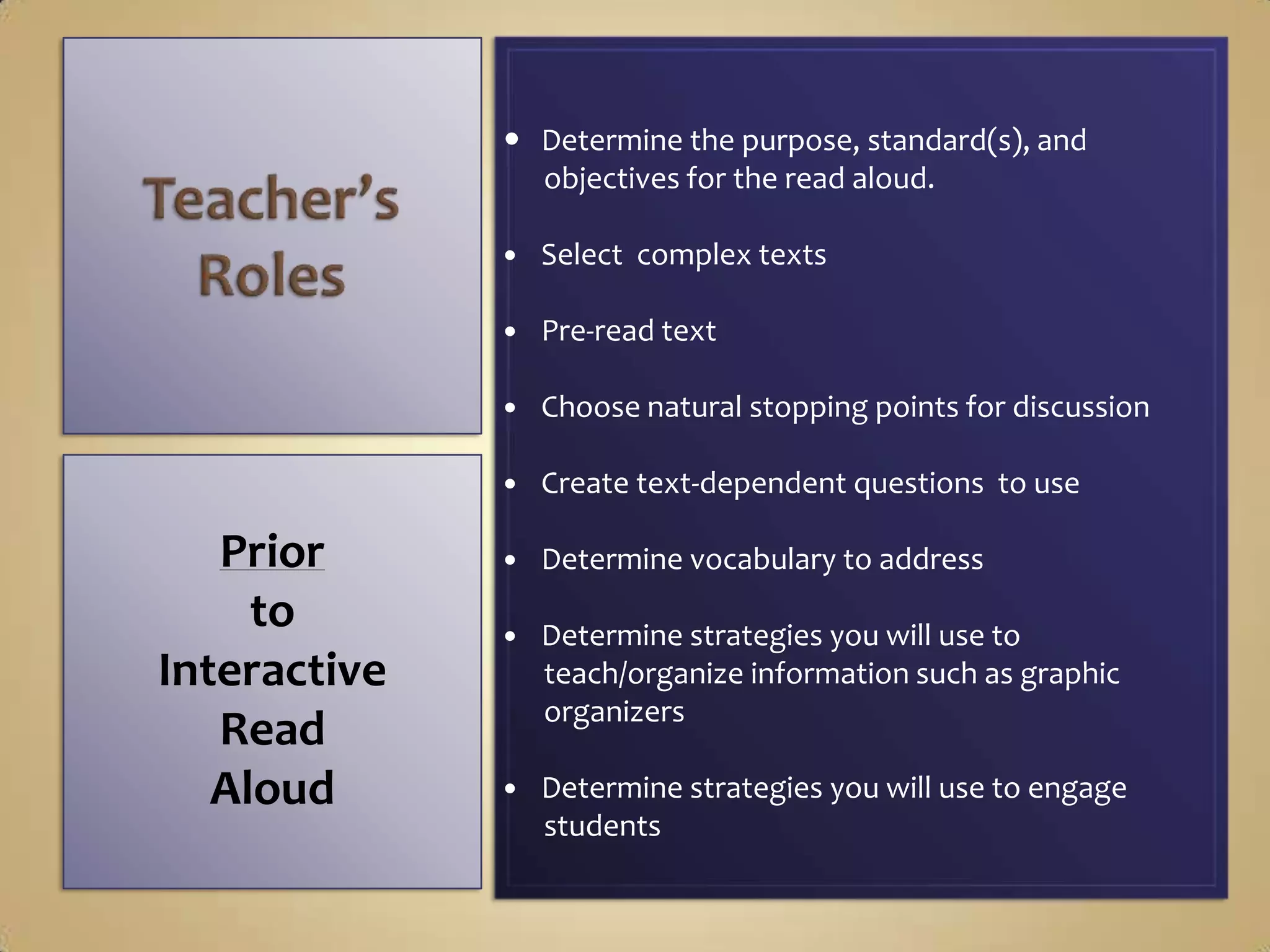 What is an interactive read aloud | PPTX