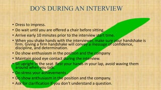 What is an interview | PPTX