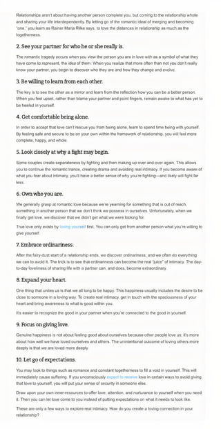 What is an intimate relationship