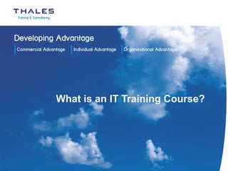 What is an IT Training Course? 