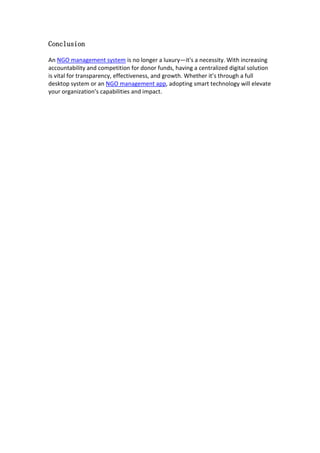 What Is an NGO Management System and Why Is It Imp.pdf