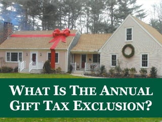 What is annual gift tax exclusion