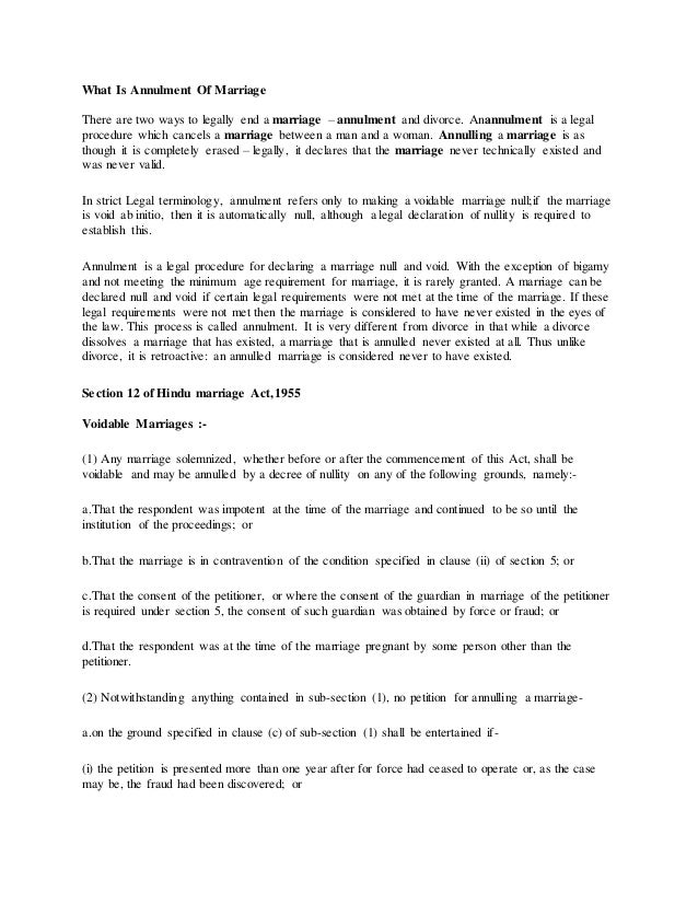 Essays In Science What Is Annulment Of Marriage There Are Two Ways To Legally End A Marriage Annulment Teaching Essay Writing To High School Students also Making A Thesis Statement For An Essay What Is Annulment Of Marriage Modest Proposal Essay