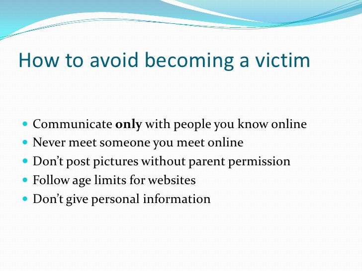 What is an online predator