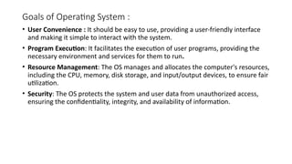 An Introduction To Basic Operating System | PPTX