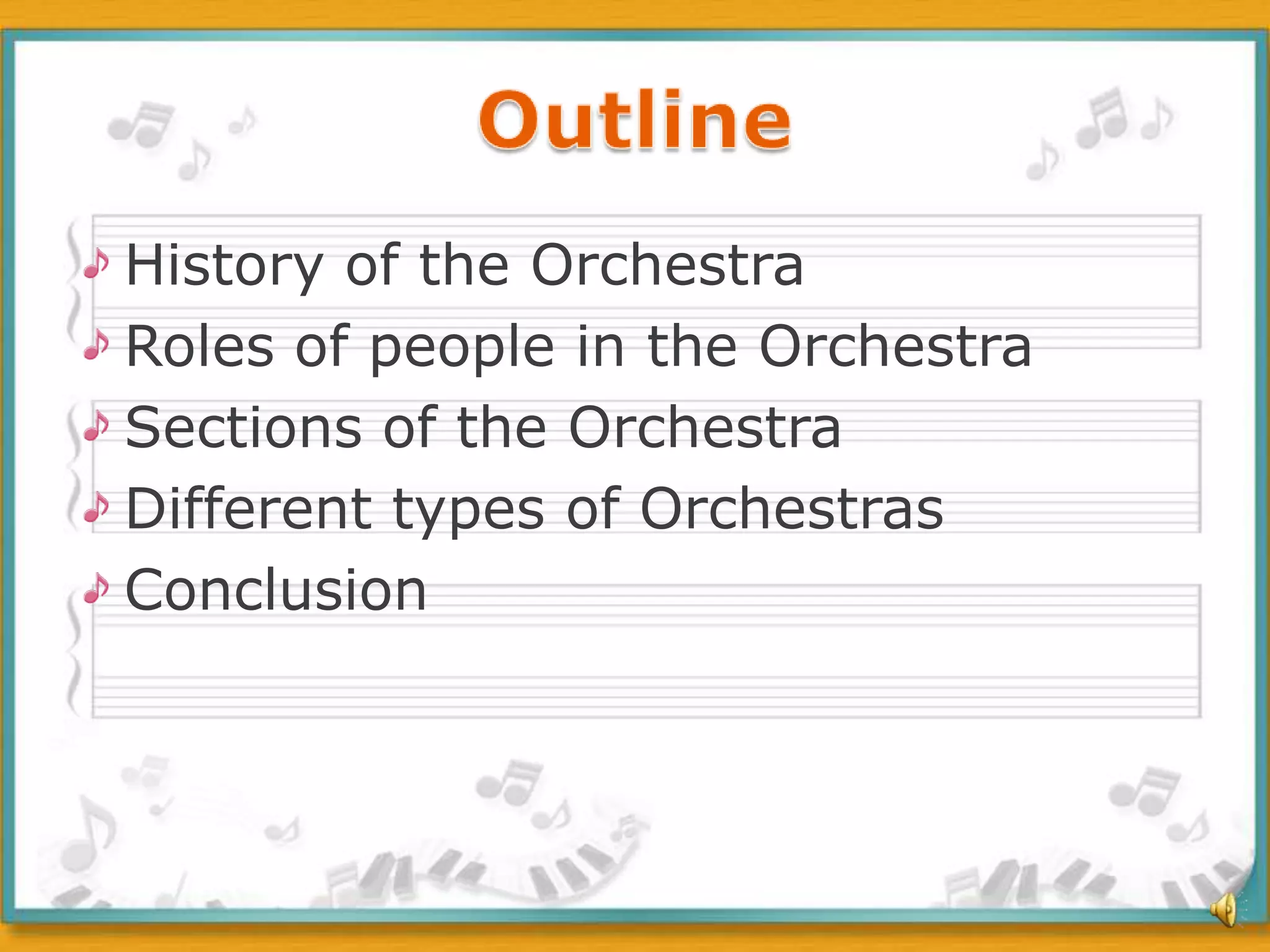 What is an orchestra | PPTX