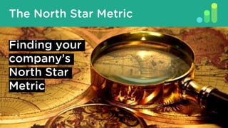 The North Star Metric
Finding your
company’s
North Star
Metric
 