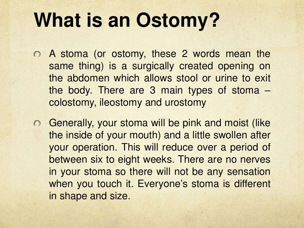 What is an Ostomy
