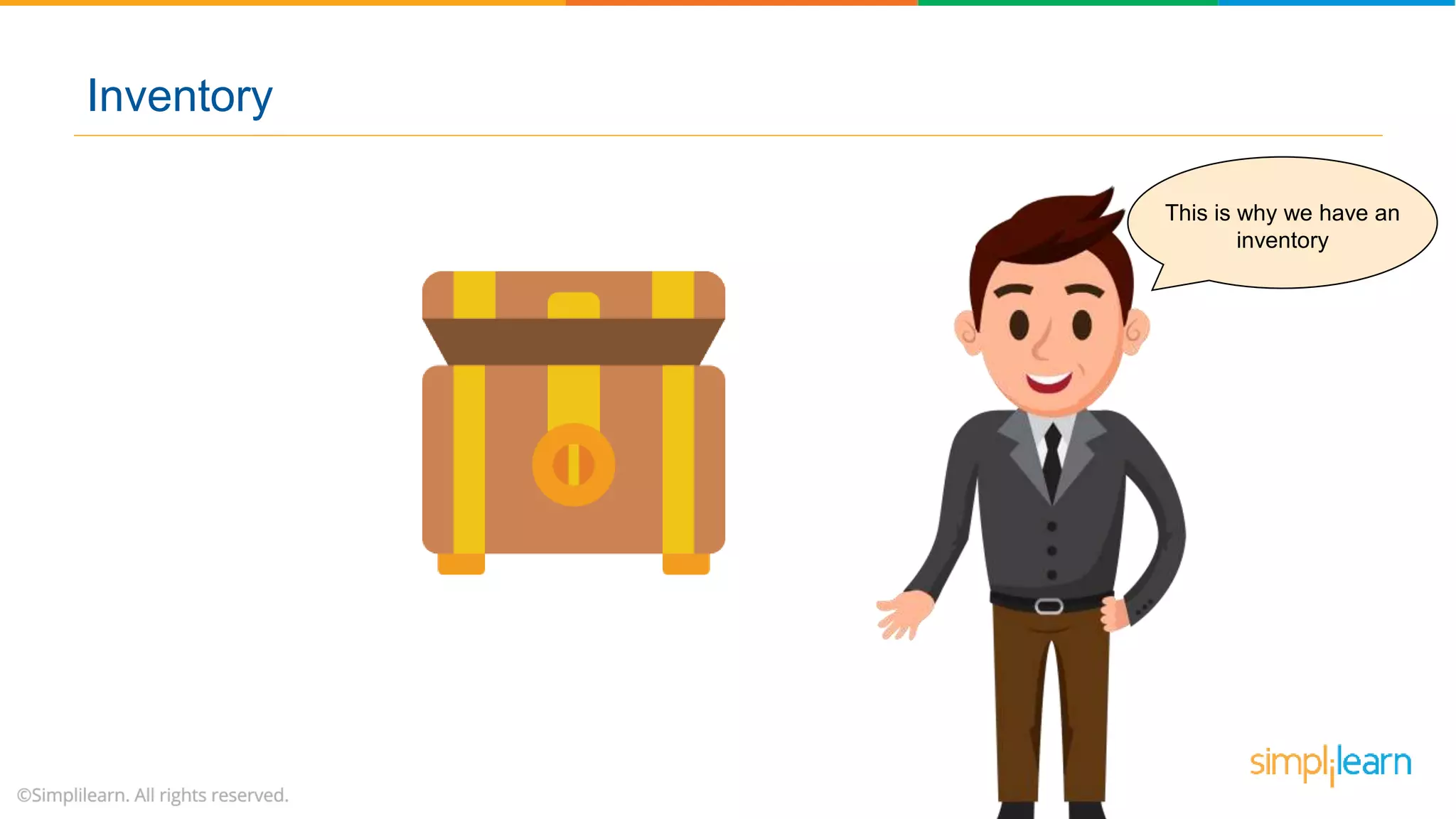 This is why we have an
inventory
Inventory
 