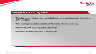 What is SMS Grey Route in Telecom? | PPTX