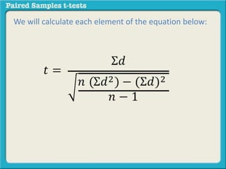 We will calculate each element of the equation below: 
 