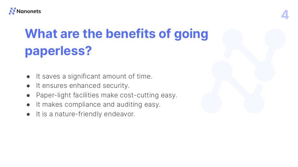 Benefits of Paperless Offices