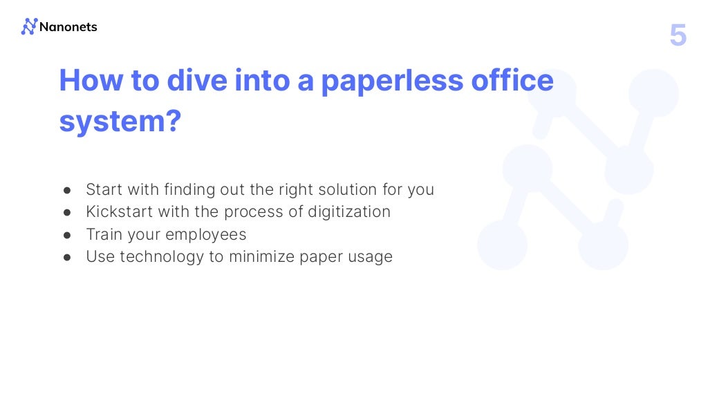 Benefits of Paperless Offices