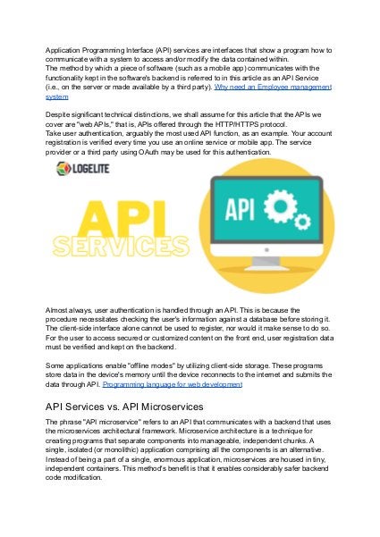 What is API: A Simple Guide | PDF