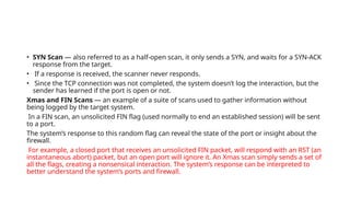 What is a Port Scan in data visualization | PPTX