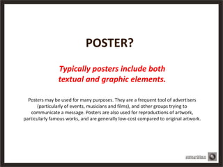 What is a poster | PDF