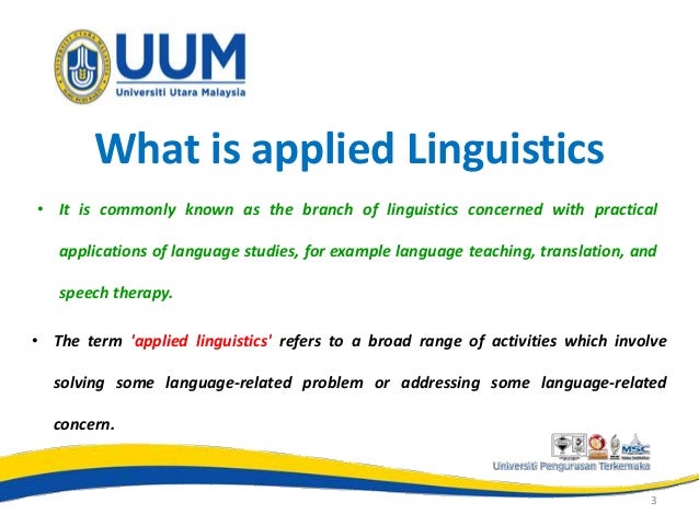 applied linguistics definition