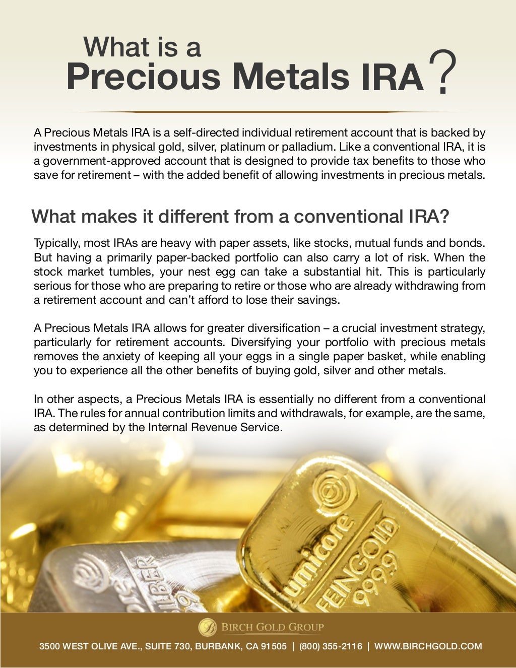 What is a Precious Metals IRA