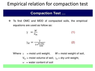 proctor test and compaction | PPTX