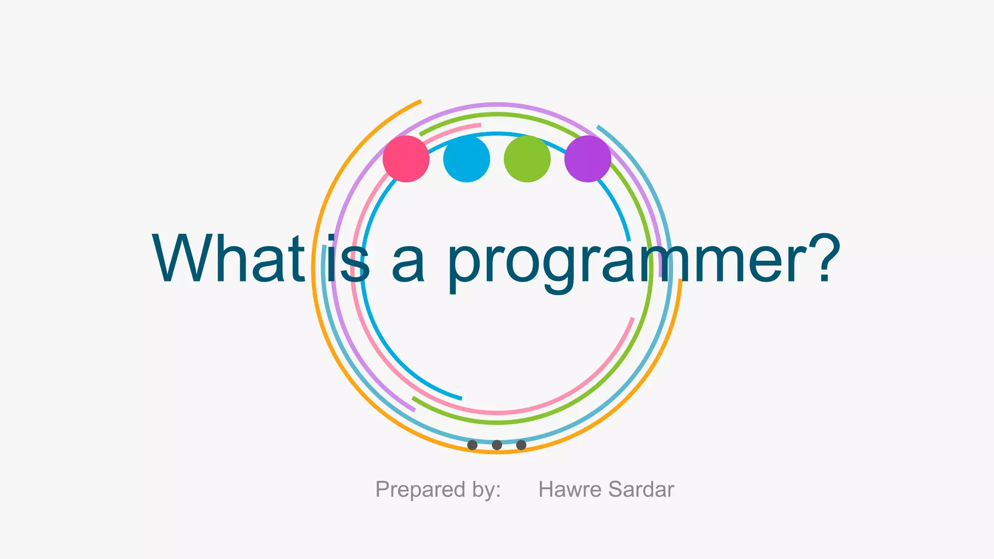 What is a programmer | PPT