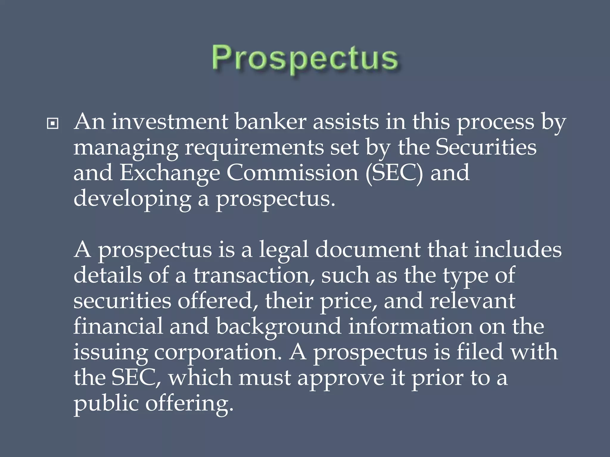 What Is a Prospectus?