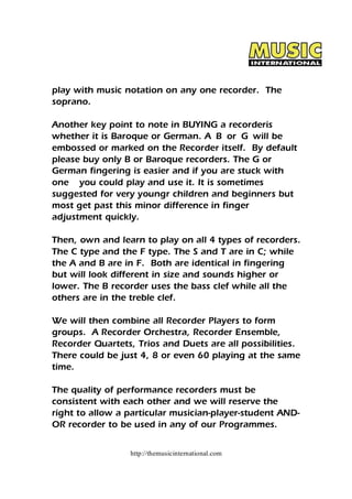What is a recorder | PDF