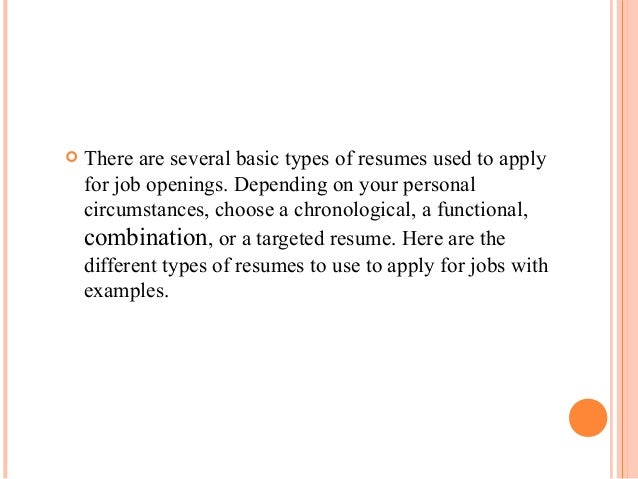 importance of a resumes