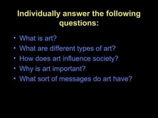 What is art | PPT