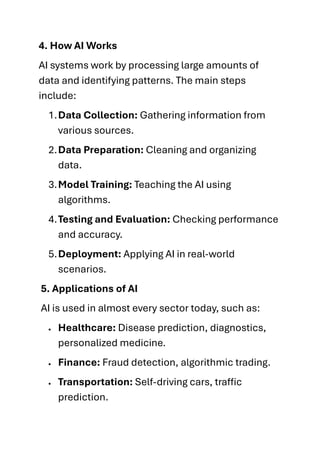 WHAT IS Artificial Intelligence (AI).pdf. | PDF