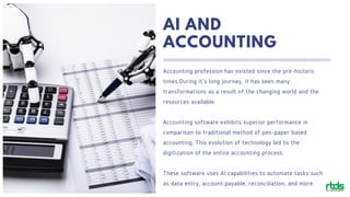 What Is Artificial Intelligence And Its Impact On Accounting | PDF