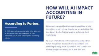 What Is Artificial Intelligence And Its Impact On Accounting | PDF