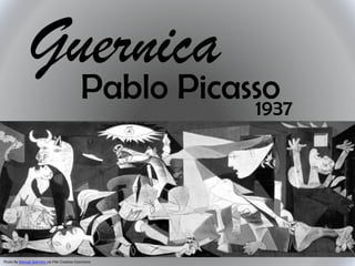 Guernica
Pablo Picasso
Photo By Manuel Galrinho via Flikr Creative Commons
1937
 