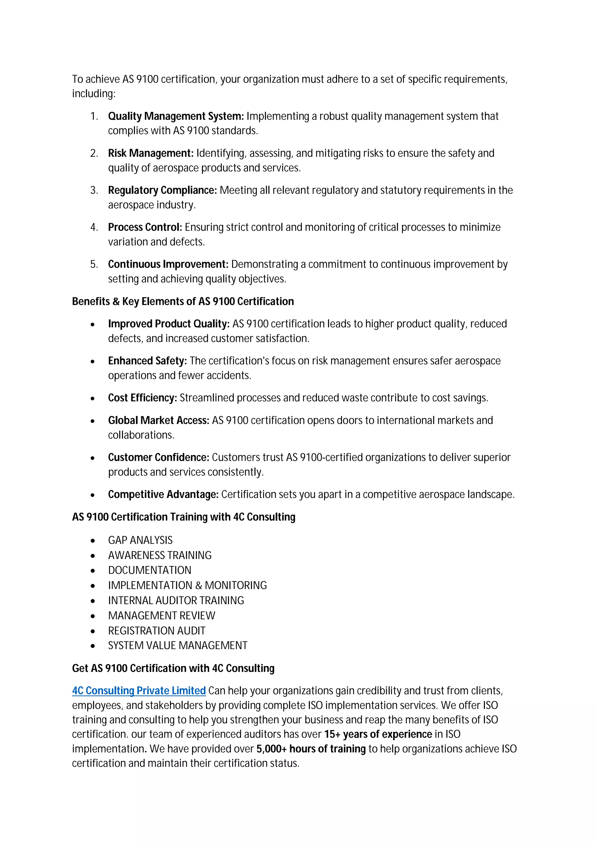 What Is AS 9100 Certification And Why Is It Important pdf