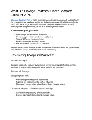 What Is A Sewage Treatment Plant Complete Guide For 2026 Pdf What Is A Sewage Treatment Plant Complete Guide For 2026 Pdf 1 320 