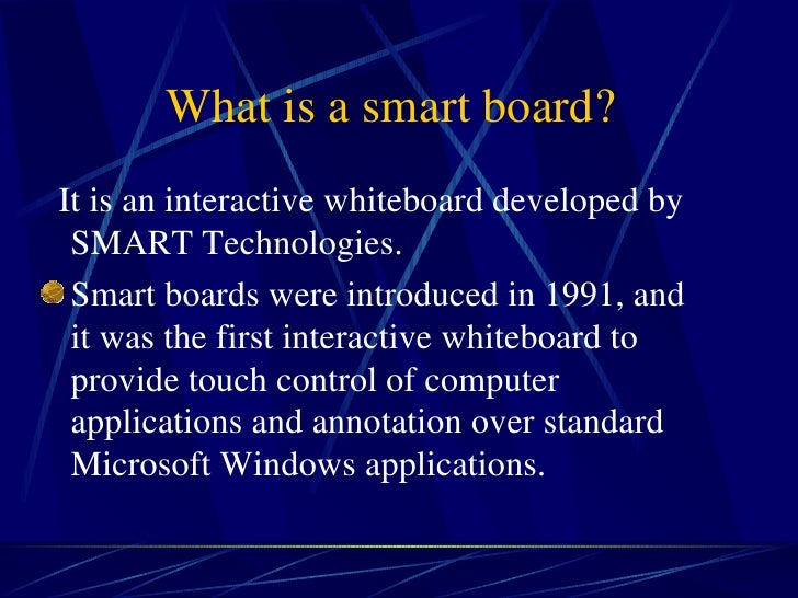 What is a smart board