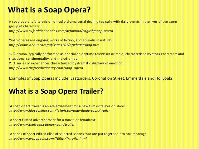 What Is A Soap Opera What Is A Soap Opera