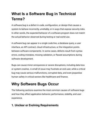 What Is a Software Bug_ [Definition, Types, Examples, and How to Avoid ...