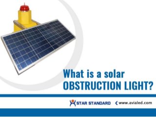 What is a solar obstruction light