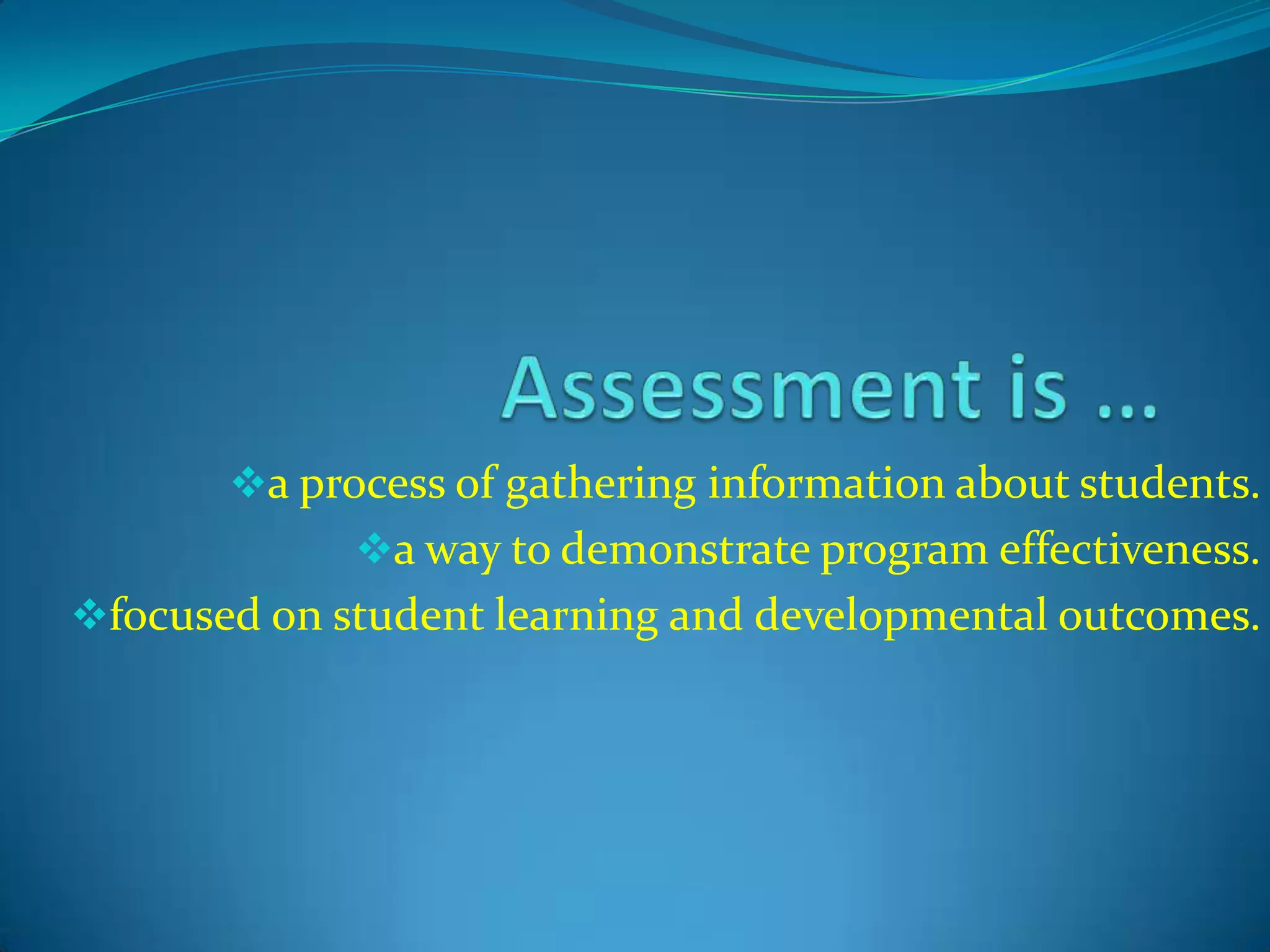 what-is-assessment-ppt