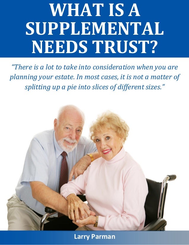What is a supplemental needs trust in oklahoma