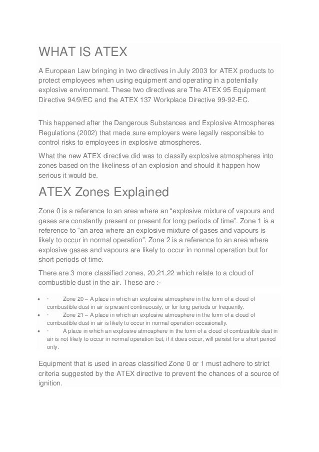 What is ATEX ATEX Approved Transfer Pump, The ATEX Directive Explai…