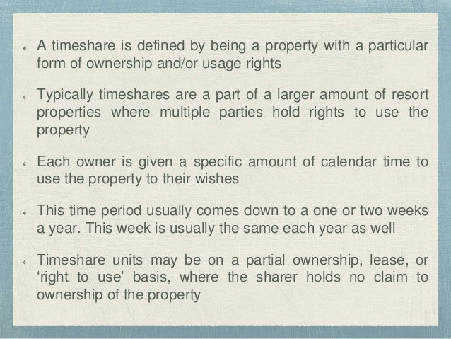 What is a Timeshare?