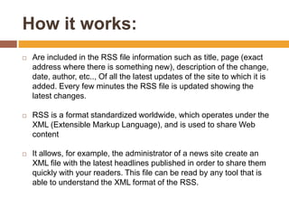 What is atom rss feed | PPTX