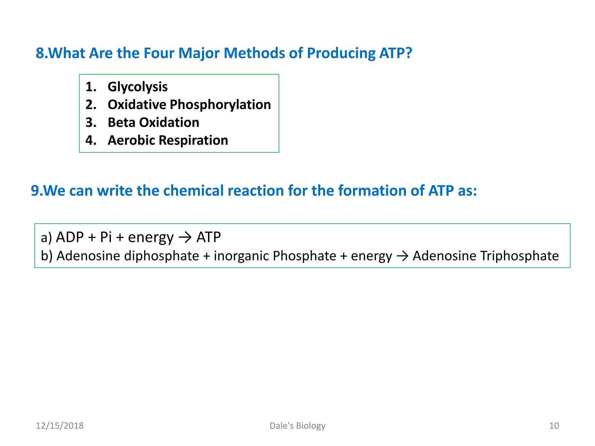 What is an ATP | PPTX | Chemistry | Science