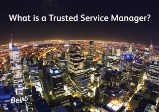 What is a Trusted Service Manager?
 