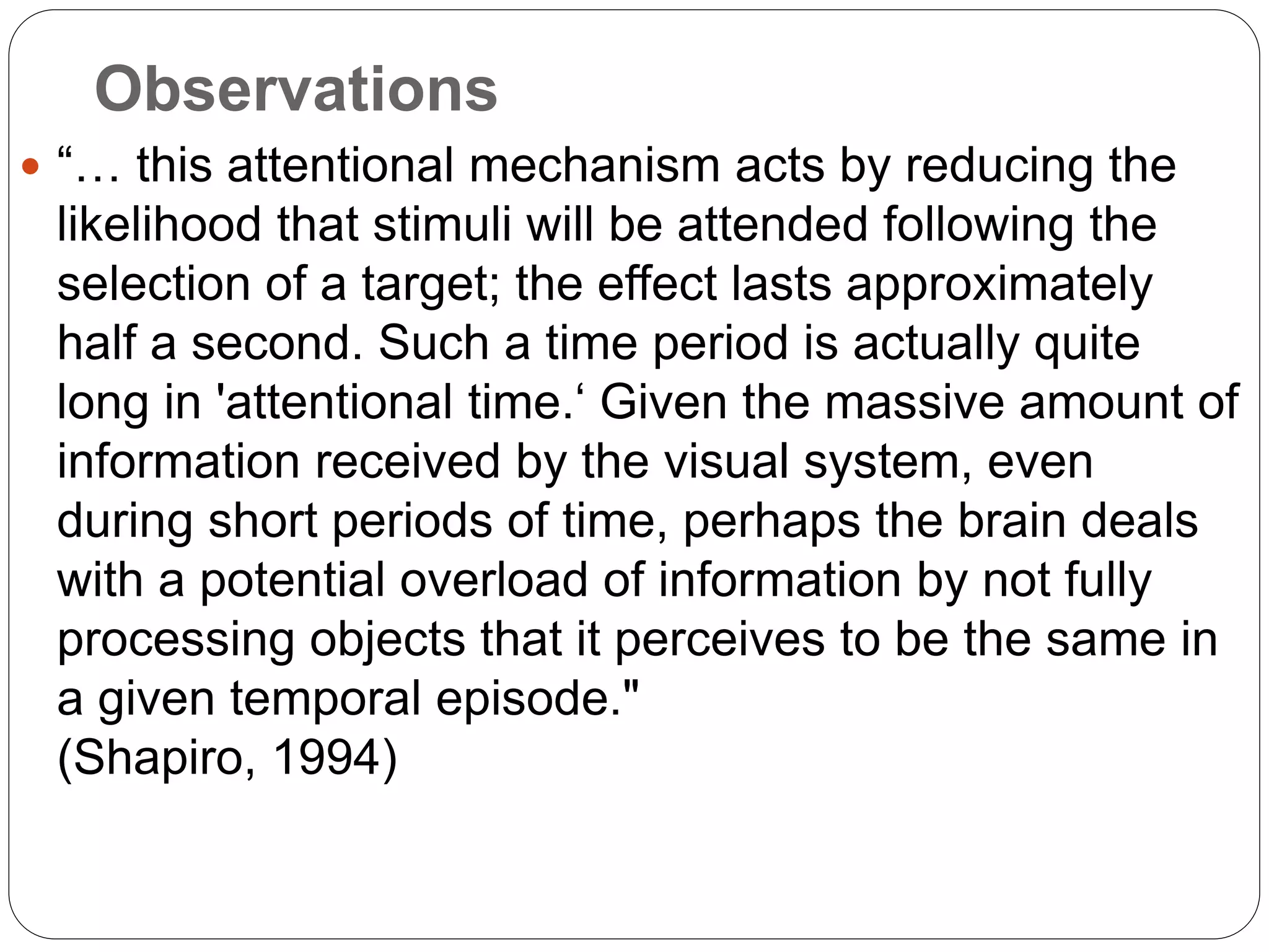 What is attentional blink ppt