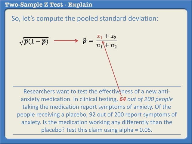 What is a two sample z test? | PPT